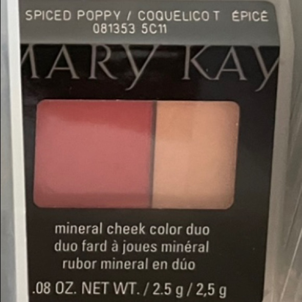 Mary Kay Spiced Poppy Mineral Cheek Color Duo New